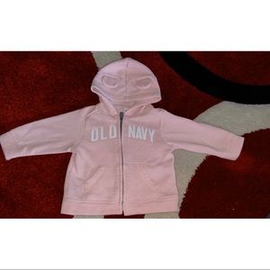 OLD NAVY Baby Girl Hooded Sweater w/ ears